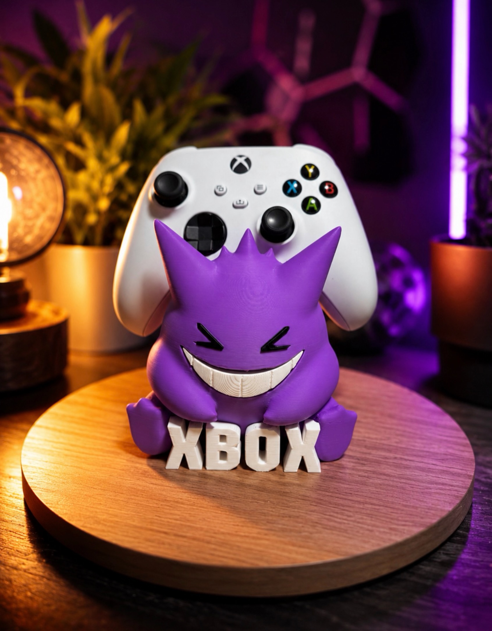 Soporte para mando con figura Gengar