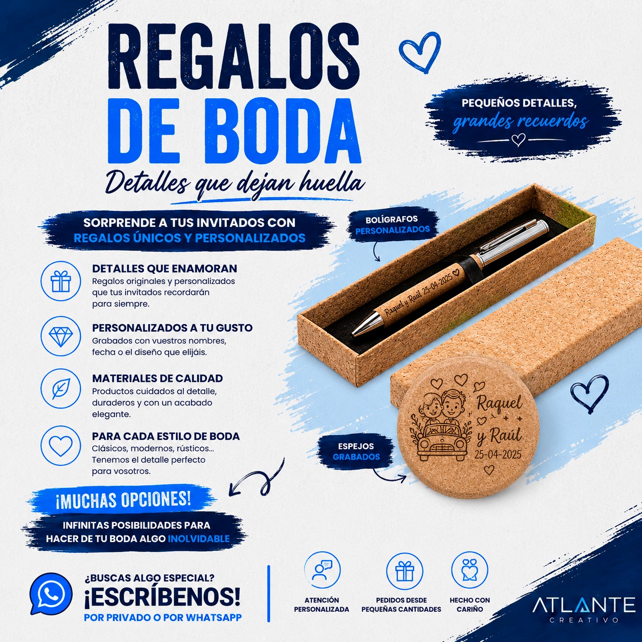 Regalos de boda personalizados