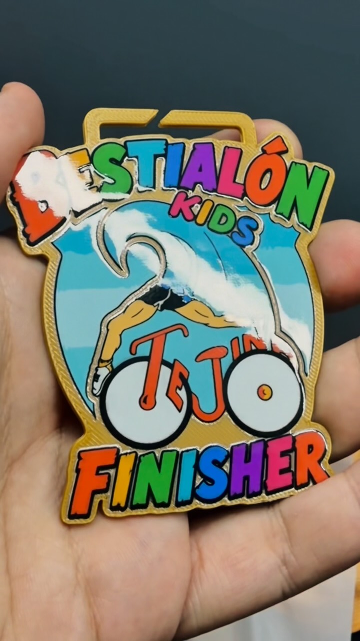Medallas infantiles personalizadas para eventos deportivos