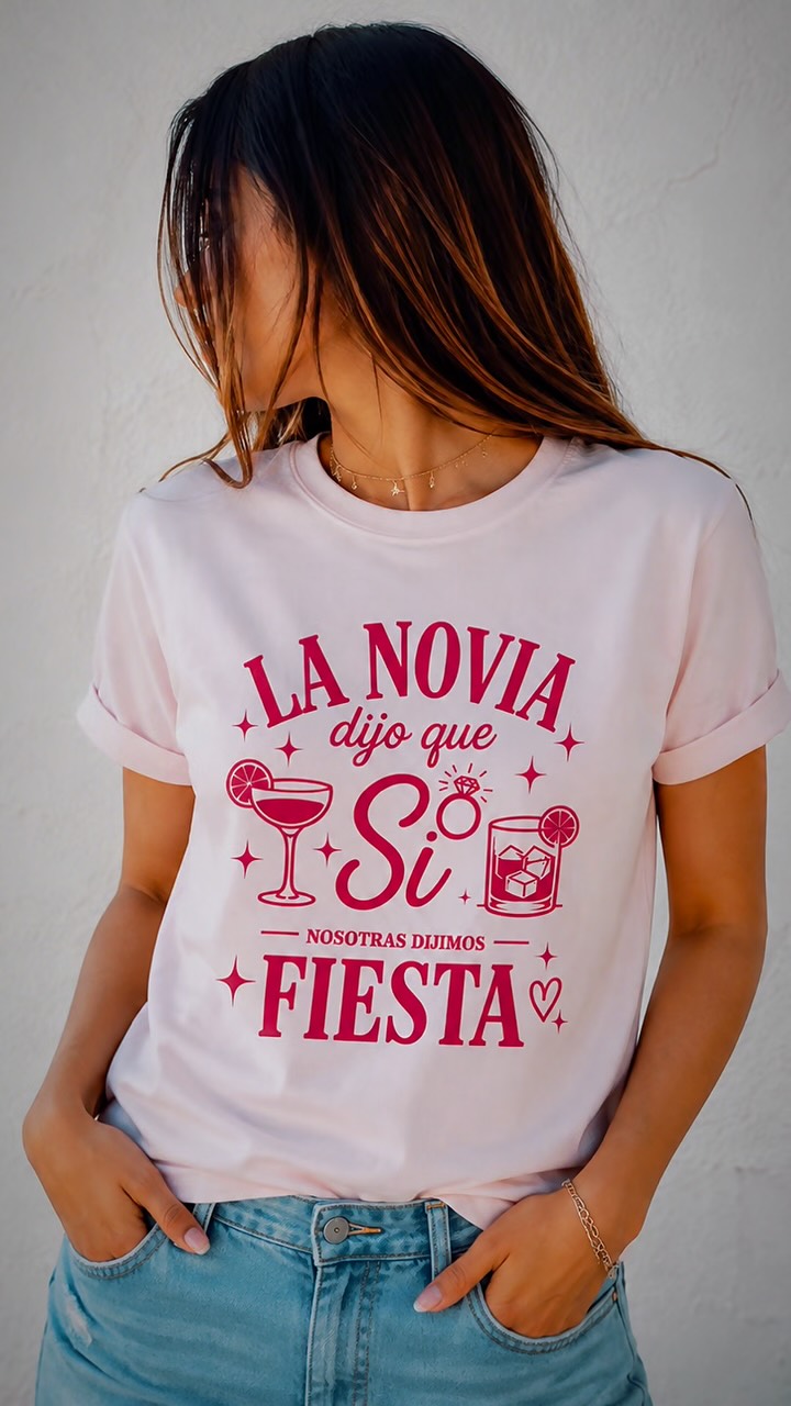 Camiseta personalizada para despedida de soltera